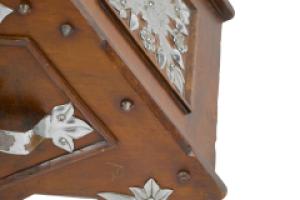 Dr. C. Dresser Attributed, Aesthetic Movement Walnut Coal Scuttle with Stylised Mounts - Thumbnail 16