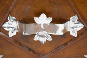 Dr. C. Dresser Attributed, Aesthetic Movement Walnut Coal Scuttle with Stylized Mounts - Thumbnail 17