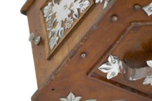 Dr. C. Dresser Attributed, Aesthetic Movement Walnut Coal Scuttle with Stylised Mounts - Thumbnail 18