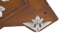 Dr. C. Dresser Attributed, Aesthetic Movement Walnut Coal Scuttle with Stylized Mounts - Thumbnail 20