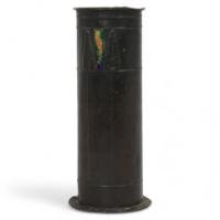 Talwin Morris, Style of. An Arts & Crafts Copper Vase with Enamel Decorations