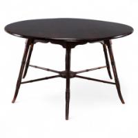 E. W. Godwin. Anglo-Japanese Aesthetic Movement Walnut Centre or Dining Table