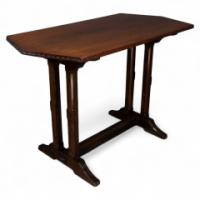 Cotswold-style Oak Refectory Table with Carved Chevron Detailing