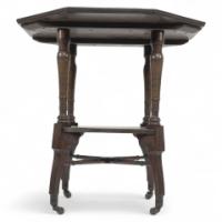 Jas Shoolbred Aesthetic Movement Walnut Octagonal Centre Table - Thumbnail 1