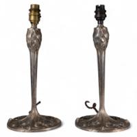 86_a-pair-of-arts-and-crafts-silver-plated-table-lamps-with-stylised-floral-details