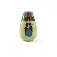 English Wardle & Co., 'Stuart' Vase Depicting Art Nouveau Maiden
