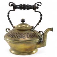 Dr. C. Dresser for Benham & Froud Rare Brass & Copper Teapot