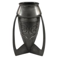 Liberty & Co. by Archibald Knox, Arts & Crafts Pewter Rocket Vase 0226