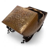 Dr. C. Dresser Attributed, for Benham & Froud a Brass & Wrought Iron Coal Box
