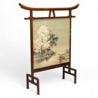 1119_Edward-William-Godwin-A-rare-and-important-Anglo-Japanese-walnut-and-silk-fire-screen-in-the-Japanese-Torri-Gate-style