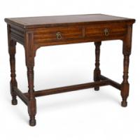 Bruce James Talbert for Gillow & Co., Gothic Revival Oak Writing Table
