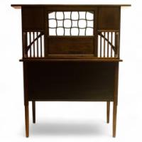 E. W. Godwin, attr,. An Anglo-Japanese Four Drawer Writing Table - Thumbnail 1
