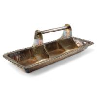 Hukin & Heath, Aesthetic Movement Oblong Electro-Plated Serving Tray
