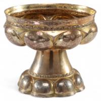 George Nathan & Ridley Hayes, Arts & Crafts Silver-Gilt Chalice - Thumbnail 1
