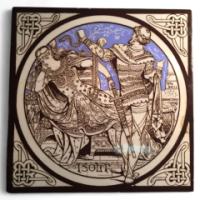 John Moyr Smith for Mintons, Set of Eight Shakespearean 6″ Earthenware Tiles