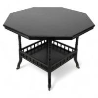 Gillow & Co. probably, Aesthetic Movement Ebonised Walnut Centre Table