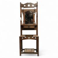 Liberty & Co., an Arts & Crafts Oak Hallstand - Thumbnail 1