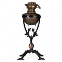 3112_was-benson-an-arts-and-crafts-cast-iron-four-leg-table-oil-lamp