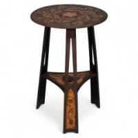Liberty & Co., an Intricately Carved Arts & Crafts side table