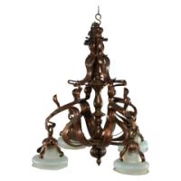 3809_an-impressive-arts-and-crafts-copper-chandelier-with-original-vaseline-shades