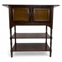 E. W. Godwin Attributed, for Collinson & Lock. An Aesthetic Movement Mahogany Side Cabinet