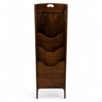 Wylie & Lochhead Attributed, a Glasgow-Style Arts & Crafts Oak Magazine Rack - Thumbnail 1