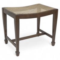 An Arts & Crafts Sturdy Little Walnut Stool - Thumbnail 1