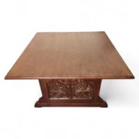 George Jack for Morris & Co. Attributed, an Exceptional Arts & Crafts Quarter-Sawn Oak Library Table/double Desk