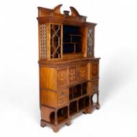 Collinson & Lock Attributed, Anglo-Japanese Inverted Mahogany Sideboard