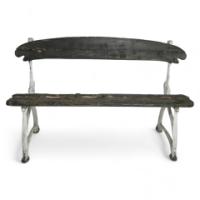 Hector Guimard, Garden Bench, Rare Example Retaining Its Original Wooden Seat - Thumbnail 1