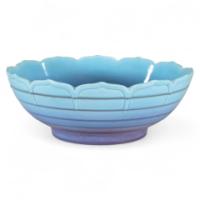 Crown Ducal. An Arts & Crafts Style Bowl with a Ground Blue Colour Fading to Lilac - Thumbnail 1