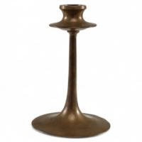 Dryad of Leicester. Arts & Crafts Brass Candlestick - Thumbnail 1