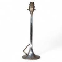 Arts & Crafts Silver Plated Table Lamp