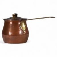 Birmingham Guild of Handicraft, Arts & Crafts Copper Chocolate Pan