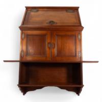 Aesthetic Movement Walnut Shelf Cabinet In the style of E. W. Godwin