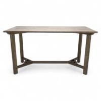 Sidney Barnsley Attributed, a Rare Cotswold School Arts & Crafts Hayrake Oak Dining Table