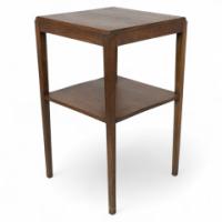 Fyne Ladye. A simple Arts & Crafts style two tier Oak side table - Thumbnail 1