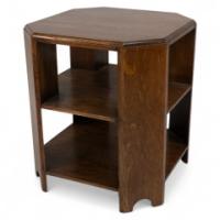 Heal's & Son, Arts & Crafts Oak Bookcase or Side Table - Thumbnail 1