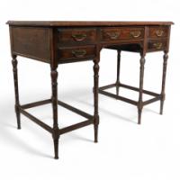 E. W. Godwin for Collinson & Lock. Exceptional Quality Walnut Desk
