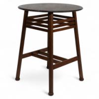 Shapland & Petter. Arts & Crafts Oak Side Table with a Hammered Copper Top - Thumbnail 1