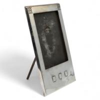 Glasgow School, Arts & Crafts Silver-Plated Photo Frame with Celtic Motifs