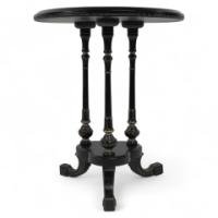 Gillows of Lancaster Attributed, Aesthetic Movement Ebonised Circular Side Table - Thumbnail 1