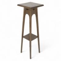 Liberty & Co. Attributed, Arts & Crafts Walnut Plant Stand - Thumbnail 1