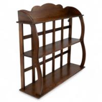 W. R. Lethaby. A Cotswold School Arts & Crafts Walnut Waterfall Wall Shelf