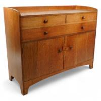 Ambrose Heal, Arts & Crafts Oak Cottage Sideboard or Dresser - Thumbnail 1