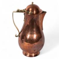 Birmingham Guild of Handicraft. Arts & Crafts Copper & Brass Chocolate Jug