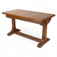 Heal's & Son. Arts & Crafts Narrow Oak Extending Dining Table