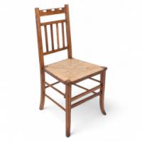 E. A. Taylor Attributed, for Wylie & Lochhead. Arts & Crafts Side or Bedroom Chair