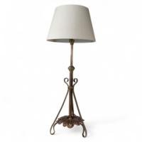 W. A. S. Benson. Rare Arts & Crafts Telescopic Adjustable Copper & Brass Table Lamp