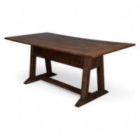 M. H. Baillie Scott Made by John P White at the Pyghtle Works. Rare Arts & Crafts Oak Dining Table